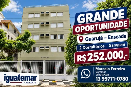 Apartamento com 2 Quartos à venda, 78m² no Loteamento João Batista Julião, Guarujá