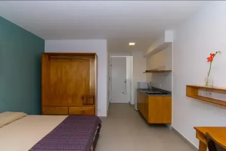 Apartamento com 1 Quarto para alugar, 25m² no Pinheiros, São Paulo
