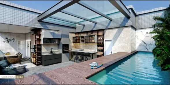 Cobertura com 3 Quartos à venda, 134m² no Aviação, Praia Grande