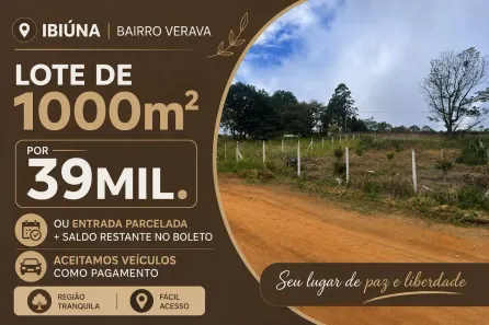 Lote/Terreno à venda, 1000m² no , Ibiúna