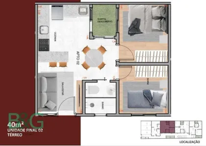 Apartamento com 2 Quartos à venda, 40m² no Alto da Mooca, São Paulo