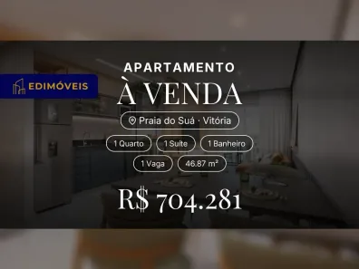 Apartamento com 1 Quarto à venda, 46m² no Praia do Suá, Vitória
