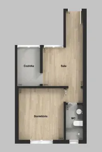 Apartamento com 1 Quarto à venda, 38m² no Centro Histórico, Porto Alegre