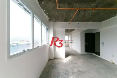 Sala Comercial para venda ou aluguel, 53m² no Ponta da Praia, Santos
