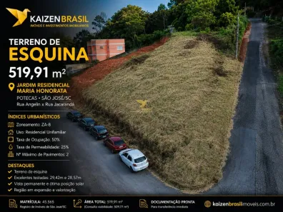 Lote/Terreno à venda, 520m² no Potecas, São José