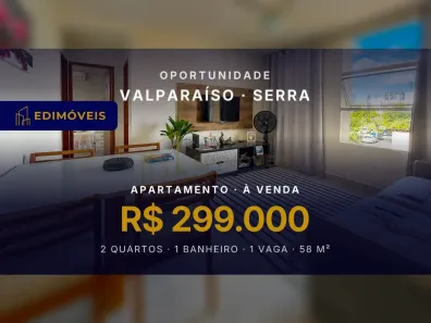 Apartamento com 2 Quartos à venda, 58m² no Valparaíso, Serra