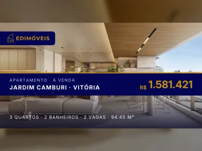 Apartamento com 3 Quartos à venda, 94m² no Jardim Camburi, Vitória