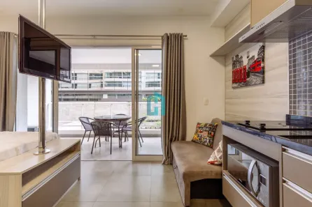 Apartamento com 1 Quarto para alugar, 50m² no Consolação, São Paulo