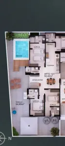 Apartamento com 3 Quartos à venda, 186m² no Aeroclube, João Pessoa