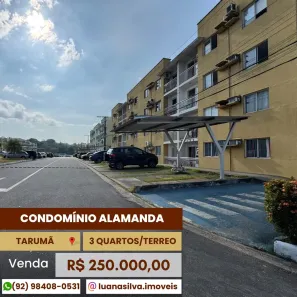 Apartamento com 3 Quartos à venda, 54m² no Tarumã, Manaus