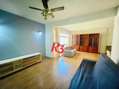 Apartamento com 3 Quartos para venda ou aluguel, 163m² no Ponta da Praia, Santos