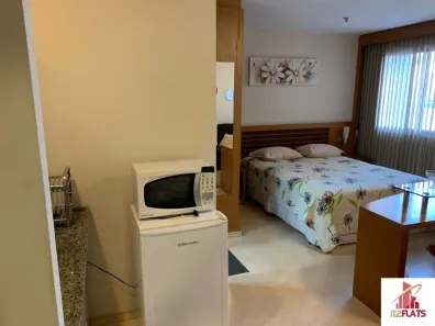 Flat com 1 Quarto para alugar, 27m² no Jardim Paulista, São Paulo