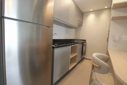 Apartamento com 1 Quarto para alugar, 45m² no Indianópolis, São Paulo