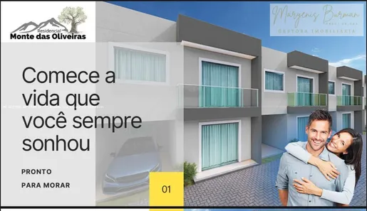 Casa de Condomínio com 3 Quartos à venda, 96m² no Pitangueiras, Lauro de Freitas