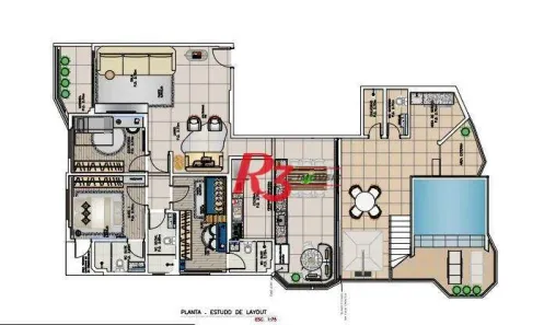 Cobertura com 3 Quartos à venda, 232m² no Tupi, Praia Grande