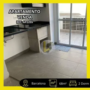 Apartamento com 2 Quartos à venda, 68m² no Barcelona, São Caetano do Sul