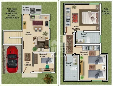 Casa de Condomínio com 3 Quartos à venda, 76m² no Mutuá, São Gonçalo