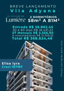 Apartamento com 2 Quartos à venda, 58m² no Jardim São Dimas, São José dos Campos
