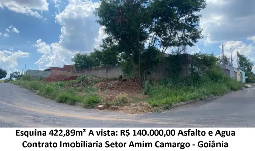 Lote/Terreno à venda, 422m² no Condomínio Amin Camargo, Goiânia