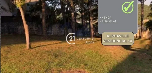 Lote/Terreno à venda, 1128m² no Alphaville, Santana de Parnaíba
