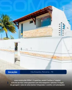 Casa com 3 Quartos para alugar, 200m² no Vila Eduardo, Petrolina