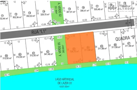 Lote/Terreno à venda, 648m² no Pedra Branca, Palhoça