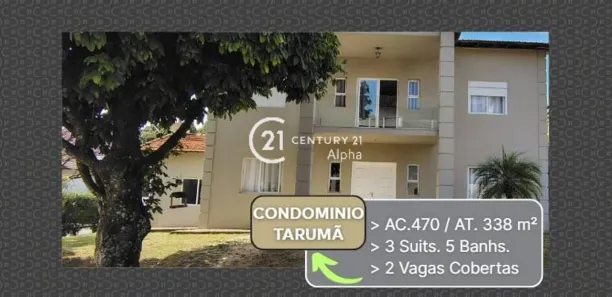 Casa de Condomínio com 3 Quartos à venda, 338m² no Tarumã, Santana de Parnaíba