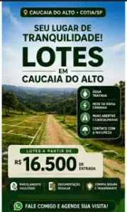 Lote/Terreno à venda, 500m² no Vila Santo Antônio, Cotia