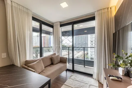 Apartamento com 1 Quarto para alugar, 33m² no Alto da Glória, Curitiba