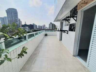Apartamento com 2 Quartos para alugar, 94m² no Embaré, Santos