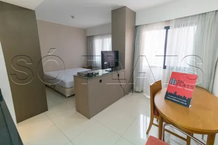 Flat com 1 Quarto para alugar, 28m² no Indianópolis, São Paulo