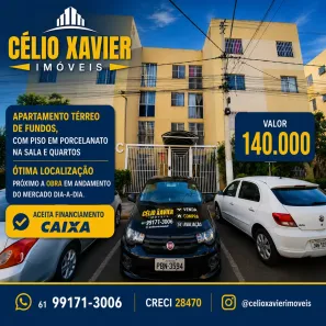Apartamento com 2 Quartos à venda, 46m² no Paranoá Parque, Brasília