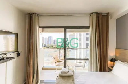Apartamento com 1 Quarto para alugar, 26m² no Vila Cordeiro, São Paulo