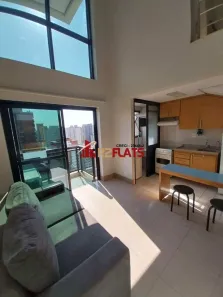 Flat com 1 Quarto para alugar, 42m² no Moema, São Paulo
