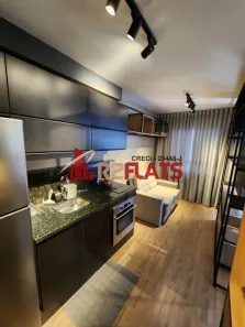 Flat com 1 Quarto para alugar, 24m² no Pinheiros, São Paulo