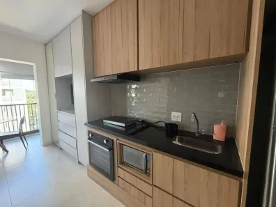 Apartamento com 1 Quarto para alugar, 24m² no Jardim das Acácias, São Paulo