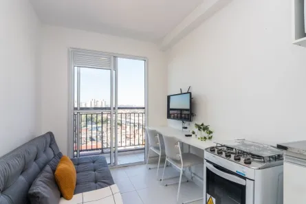 Apartamento com 1 Quarto para alugar, 28m² no Vila Tolstoi, São Paulo