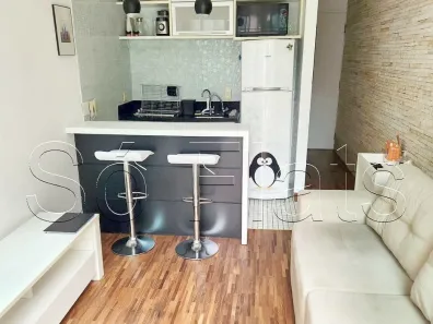 Flat com 1 Quarto para alugar, 40m² no Indianópolis, São Paulo