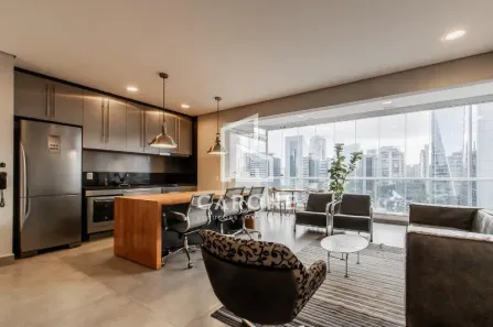 Apartamento com 1 Quarto para alugar, 70m² no Vila Nova Conceição, São Paulo