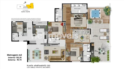 Apartamento com 4 Quartos à venda, 180m² no Santo Antônio, Belo Horizonte