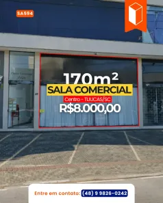 Ponto Comercial para alugar, 170m² no Centro, Tijucas