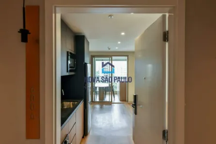 Apartamento com 1 Quarto para alugar, 35m² no Indianópolis, São Paulo