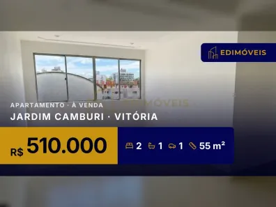 Apartamento com 2 Quartos à venda, 55m² no Jardim Camburi, Vitória