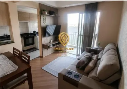 Apartamento com 2 Quartos à venda, 49m² no Jardim São Miguel, Ferraz de Vasconcelos