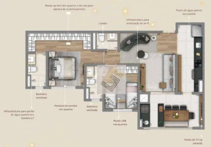 Apartamento com 2 Quartos à venda, 73m² no Jardim Itamarati, Campinas