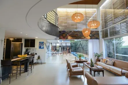 Casa com 5 Quartos para alugar, 350m² no Residencial e Empresarial Alphaville, Ribeirão Preto