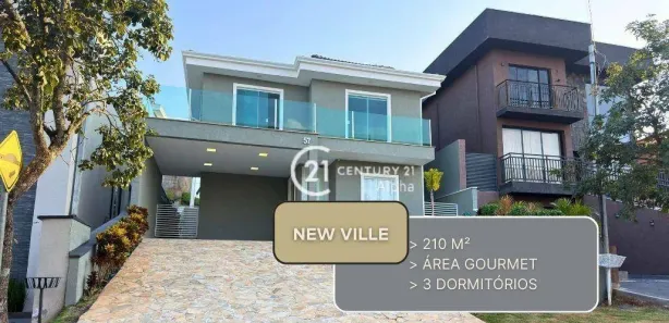 Casa de Condomínio com 3 Quartos à venda, 210m² no Suru, Santana de Parnaíba