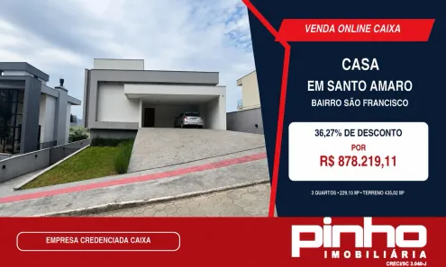 Casa com 3 Quartos à venda, 229m² no São Francisco de Assis, Santo Amaro da Imperatriz