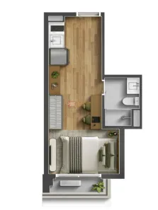 Apartamento com 1 Quarto à venda, 24m² no Vila Mariana, São Paulo
