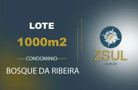 Lote/Terreno à venda, 1000m² no Bosque da Ribeira, Nova Lima